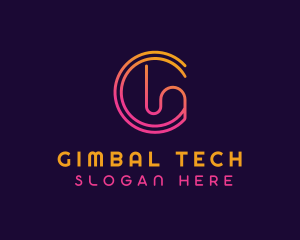 Tech Programming Letter G logo design