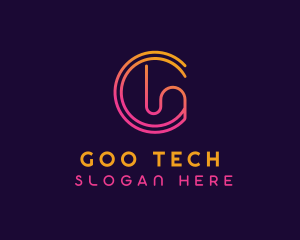 Tech Programming Letter G logo design