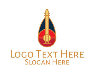 Concert - Medieval Banjo Instrument logo design