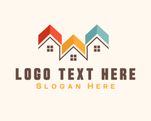 Architecture - Residence House Roof logo design