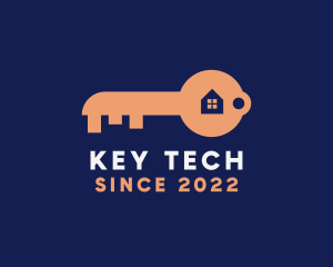 House Locksmith Key logo design