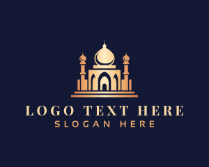 Temple - Muslim Temple Mosque logo design