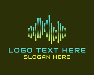 Podcast - Sound Wave Music Studio logo design