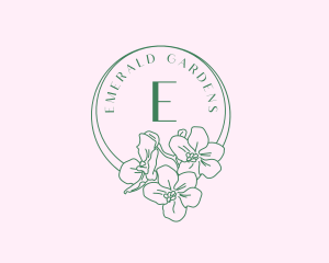 Orchid Flower Wellness Spa logo design