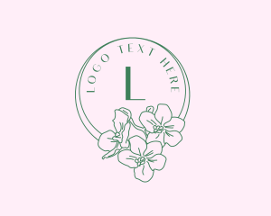 Florist - Orchid Flower Wellness Spa logo design