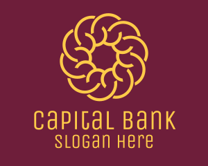 Bank - Yellow Coin Bank logo design