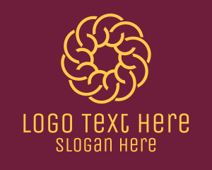 Lux - Yellow Coin Bank logo design