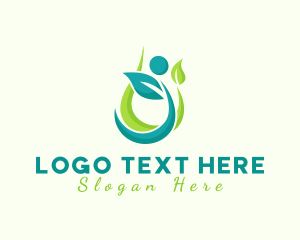 Aroma - Natural Oil Leaf logo design