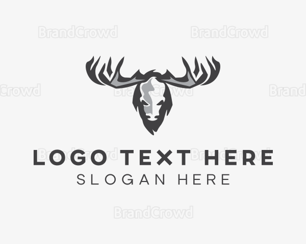 Texas Longhorn Animal Logo