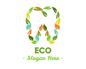 Eco Leaf Dentistry logo design