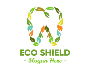 Eco Leaf Dentistry logo design