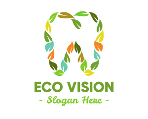 Eco Leaf Dentistry logo design