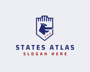 Military American Eagle logo design