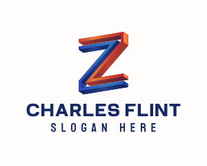 3D Professional Letter Z Business Logo