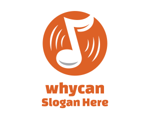 Orange Vinyl Music Logo