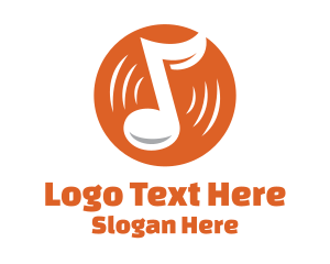 Orange Vinyl Music Logo