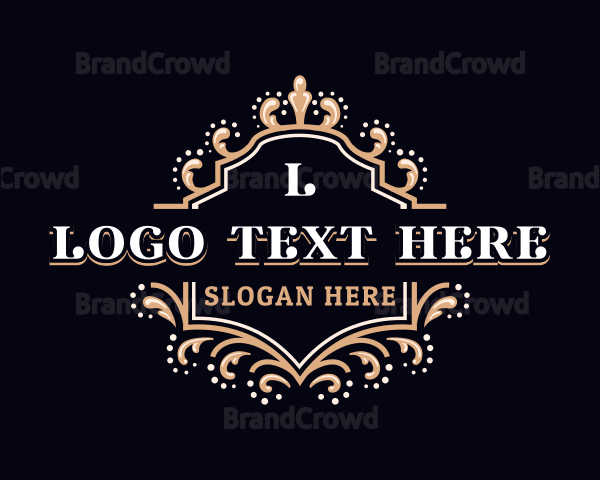 Luxury Royal Filigree Logo