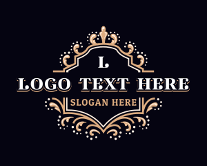 Luxury Royal Filigree Logo