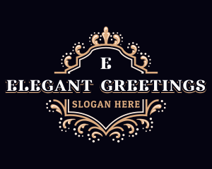 Luxury Royal Filigree logo design