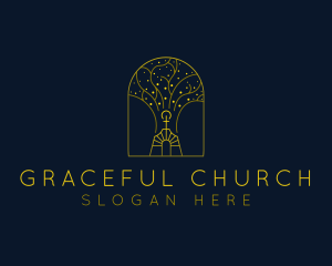 Church - Religious Tree Church logo design