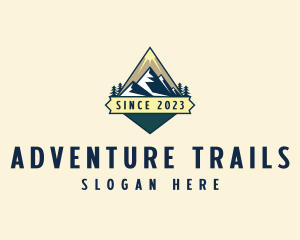 Summit Mountaineering Trekking logo design