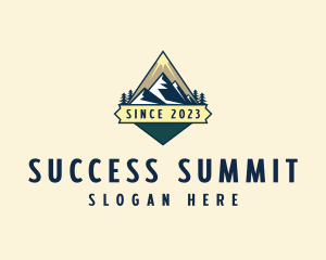 Summit Mountaineering Trekking logo design