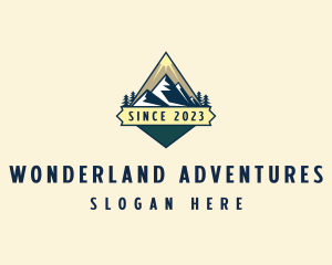 Summit Mountaineering Trekking logo design