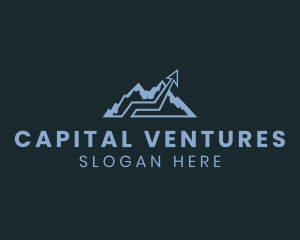 Capital - Mountain Arrow Statistics logo design