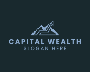 Capital - Mountain Arrow Statistics logo design
