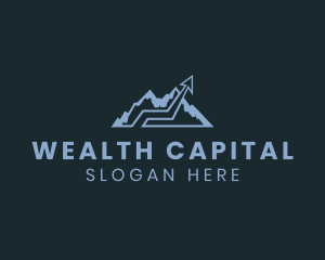 Capital - Mountain Arrow Statistics logo design