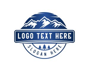 Mountain Hiking Outdoor Logo