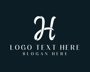 Dressmaker - Fashion Tailoring Signature Clothing logo design