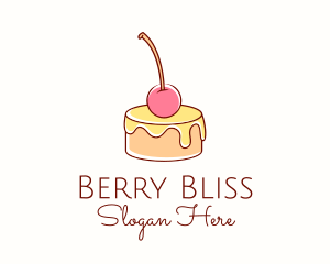 Minimalist Cherry Pudding  logo design