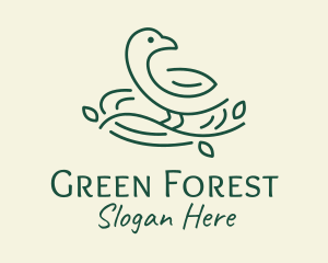 Wild Forest Bird  logo design