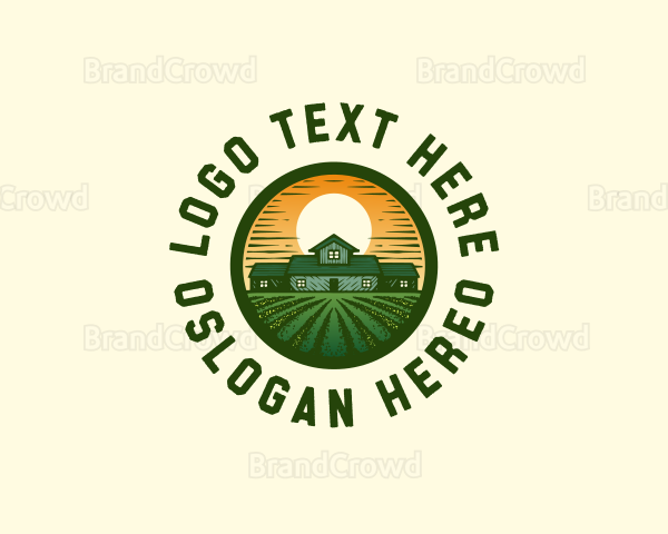 Agriculture Farm Field Logo