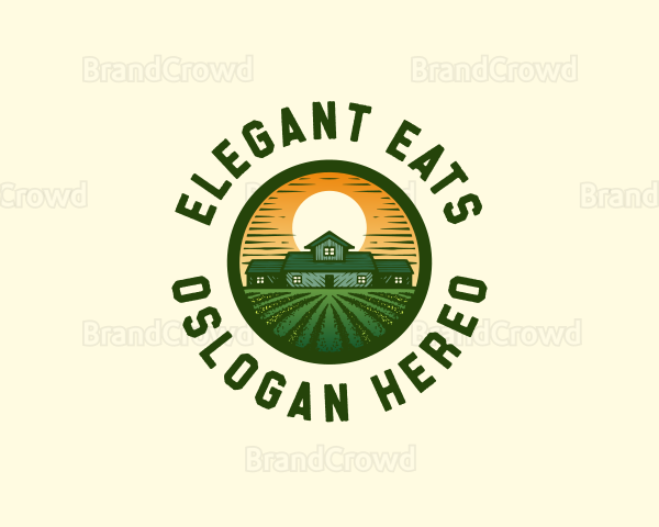 Agriculture Farm Field Logo