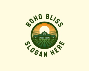 Agriculture Farm Field Logo