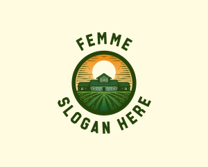 Agriculture Farm Field Logo