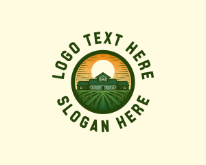 Agriculture Farm Field Logo