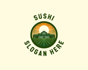 Agriculture Farm Field Logo