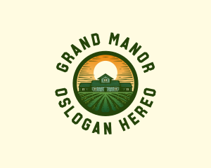 Agriculture Farm Field logo design