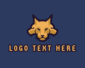 Wildcat - Golden Cerberus Gaming logo design