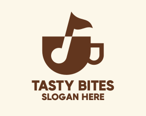 Mug - Musical Note Coffee logo design