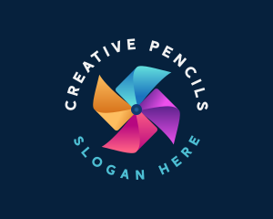 Pinwheel Creative Company logo design