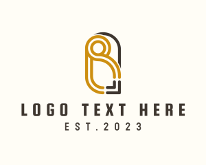 Investment - Modern Elegant Letter R logo design