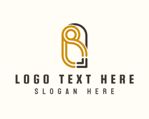 Modern Elegant Letter R Logo
