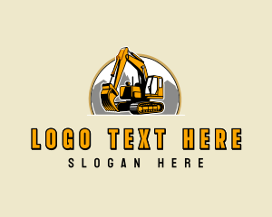 Heavy Vehicle - Excavation Quarry Mining logo design