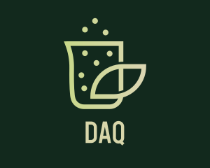 Gardening - Organic Leaf Beaker logo design
