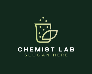 Chemist - Organic Eco Beaker logo design