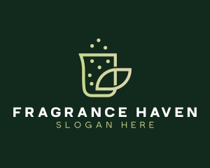 Organic Eco Beaker  logo design